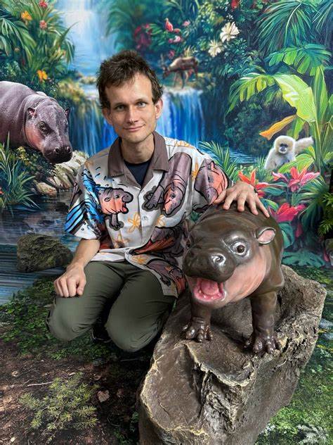 Ethereum co-founder visits Moo Deng - Bangkok Post