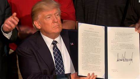 Trump executive orders target climate, immigration policy, federal employees