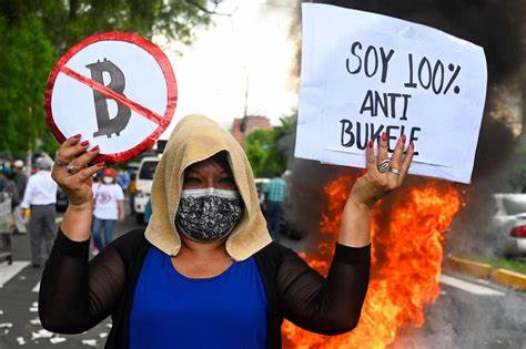 El Salvador’s Bitcoin experiment kicks off in less than a week — but the protests against the cryptocurrency are on the rise