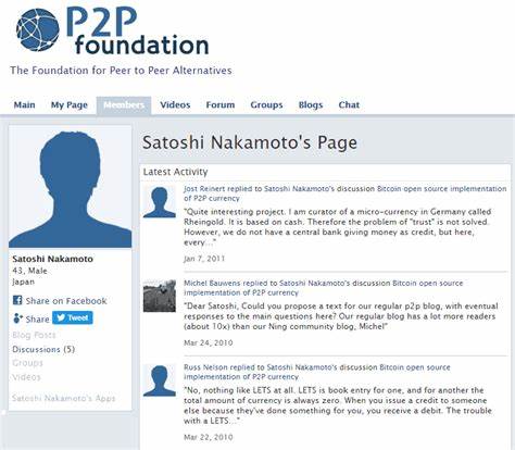Satoshi Nakamoto’s P2PFoundation Accounts Posts for the First Time in Over 4 Years