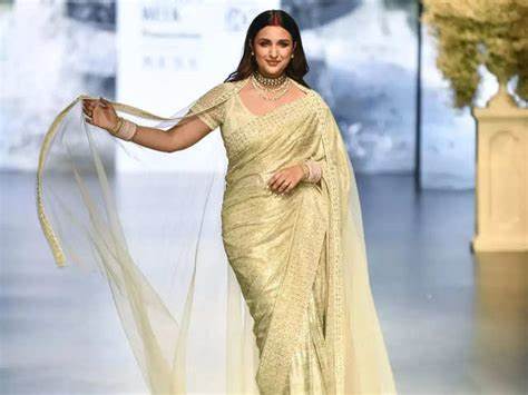 Parineeti Chopra's ramp walk with sindoor, choora: See pics - The Economic Times