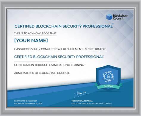 Certified Blockchain Security Professional™ - Blockchain Council