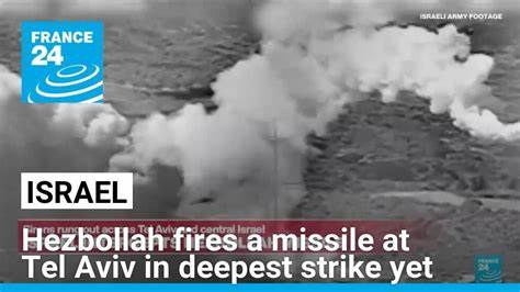 Hezbollah fires a missile at Tel Aviv in deepest strike yet after Israel bombardment in Lebanon