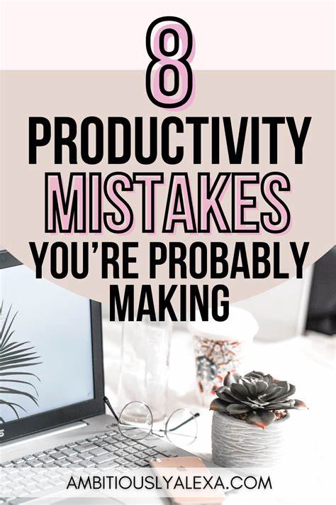 My biggest productivity mistake