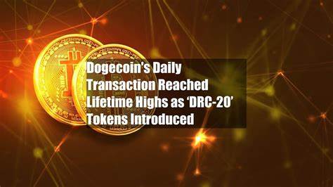 Dogecoin's Daily Transaction Reached Lifetime Highs After ‘DRC-20’ Tokens Introduced - CoinDesk