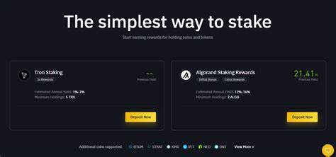 Binance Staking Platform Launched for 8 Cryptocurrencies - Coinspeaker