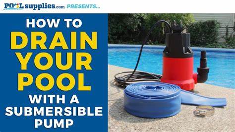 How To Drain A Pool