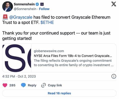 Grayscale Files for Conversion of XRP Trust to a Spot ETF With the NYSE - Binance