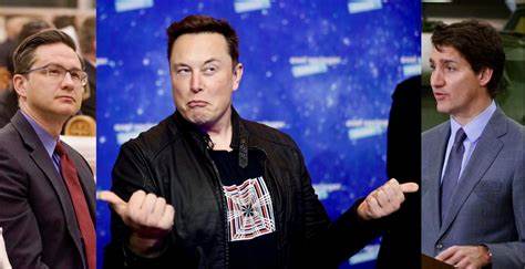 Elon Musk praises Poilievre, mocks Trudeau as he steps into Canadian politics