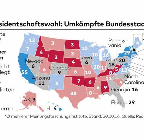 Harris-Chancen gegen Trump steigen: Aktuelle US-Wahl-Umfragen in Swing States zeigen Details