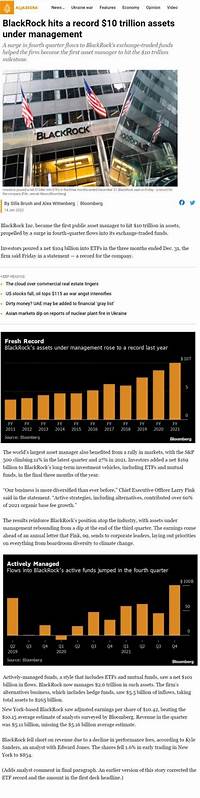 BlackRock AUM recedes from $10 trillion high - Pensions & Investments